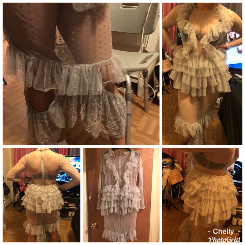 L’atiste by Amy Lace Ruffle Dress